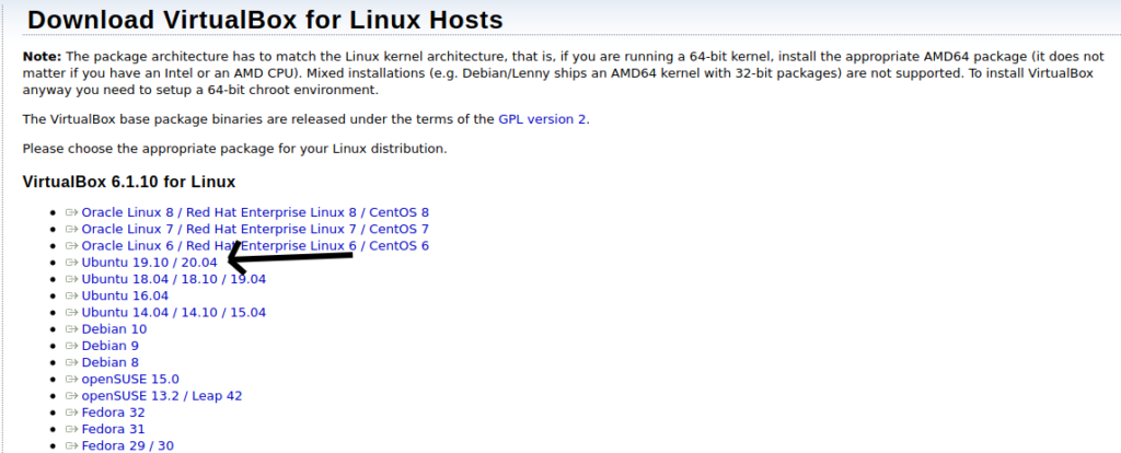 download virtual box for linux mint 20