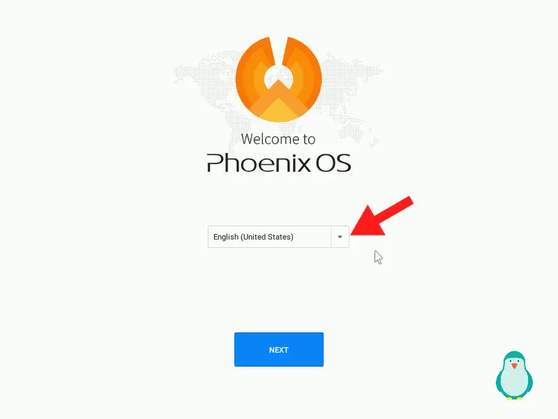 choose a language phoenix os