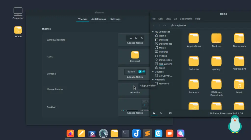 themes for linux mint 20