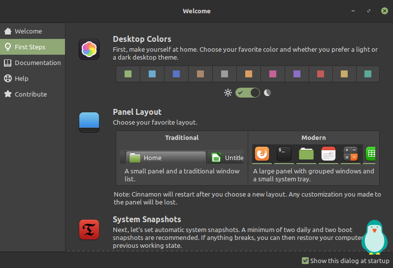 dark theme linux mint