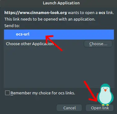 open link is ocs-url