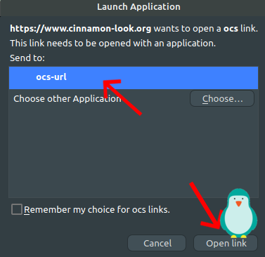 open link is ocs-url
