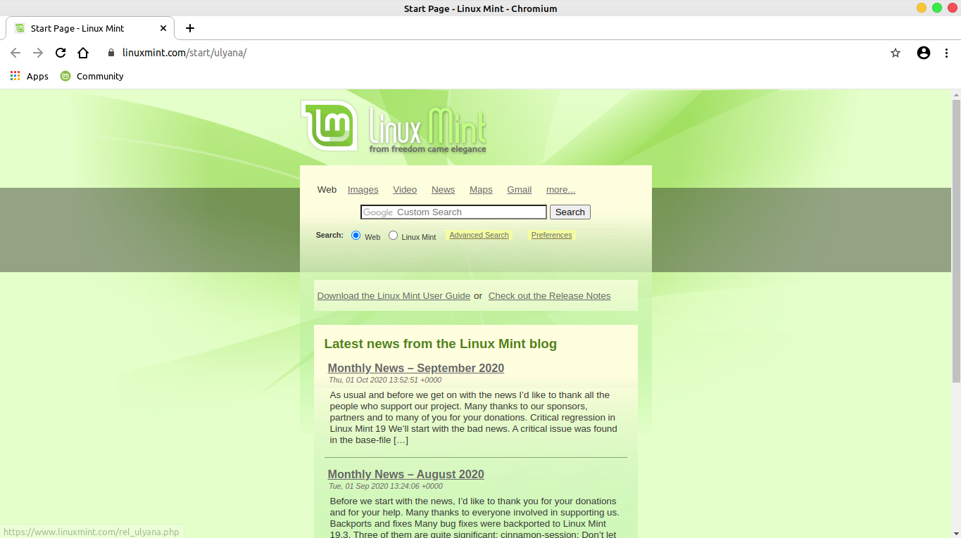 install chrome linux mint