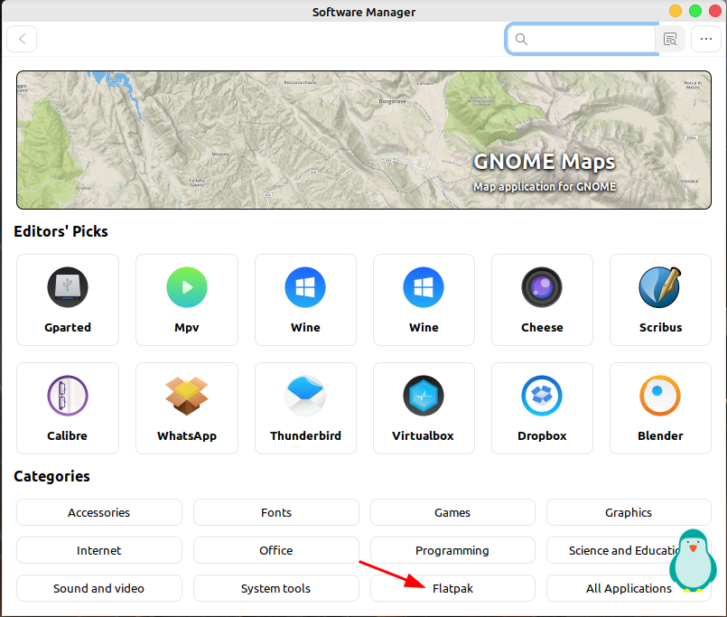 using flatpak