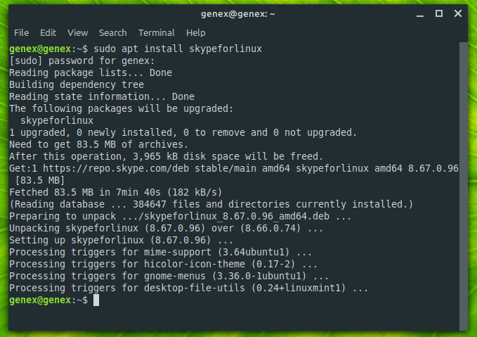 install skype on linux mint