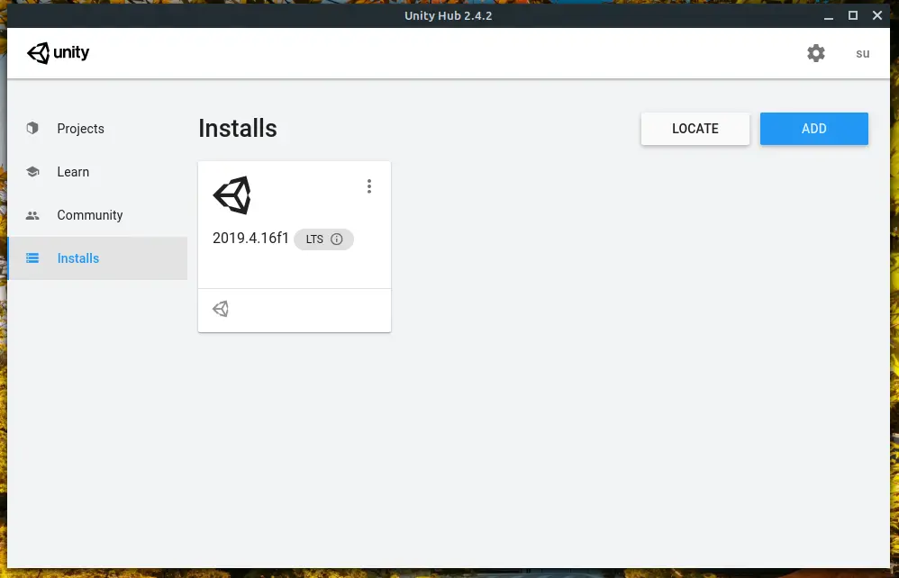 installing unity on linux