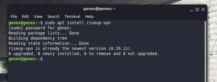 install riseup vpn linux
