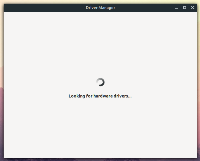 driver manager linux mint