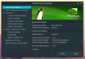 Nvidia settings linux не сохраняет настройки