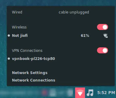 vpn successfully installed