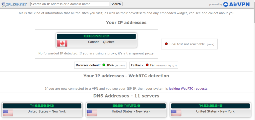 check vpn connectivity