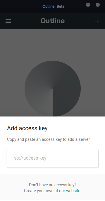 outline vpn asking for access key